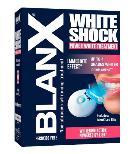 BERREN Blanx White Shock Intensivweißsystem + Blanx Led Bite, 50ml