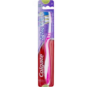 Colgate Zigzag Tandbørste - Medium - Pink