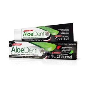 Optima Aloedent Dentifrico Aloe Vera Con Carbon Activado 100 ml