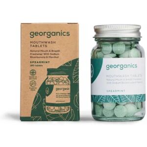 Georganics Mouthwash Tablets Spearmint 180comp