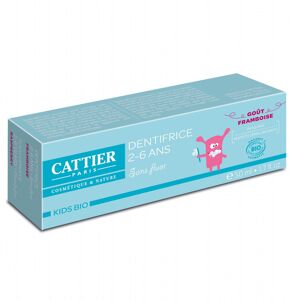 Cattier Dentífrico con sabor a Frambuesa Kids Bio