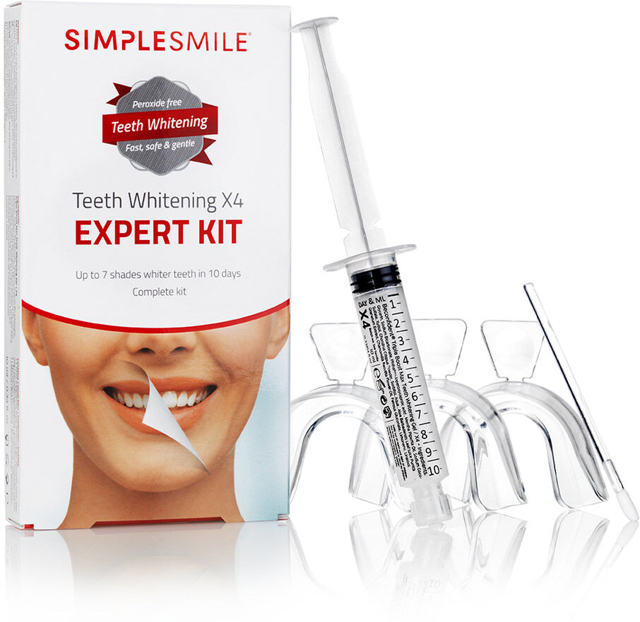 Beconfident SIMPLESMILE® teeth whitening X4 expert kit 5 u