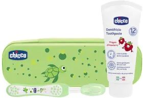 Chicco SET DE HIGIENE ORAL PRIMEROS DIENTES VERDE 12M+ 1 Pack Verde