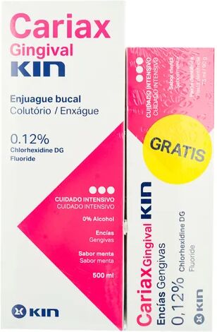 Kin Cariax Gingival Enjuague + Dentífrico Set