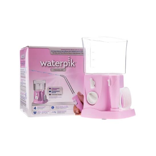 Waterpik ® Traveler irrigador bucal eléctrico rosa WP-300