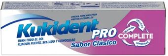 Kukident Pro Complete Crema Adhesiva Sabor Clásico 70g