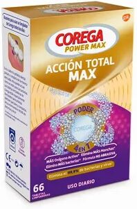 Corega Acción Total Max 66 tabletas