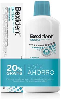 ISDIN Bexident Encías Pack Pasta Dental 125ml + Colutorio 500ml