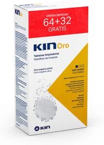 Kin Oro Tabletas Efervescentes Prótesis Dentales 64+32uds