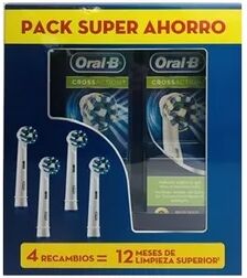 Oral-B ® CrossAction Cabezal de Recambio 4uds