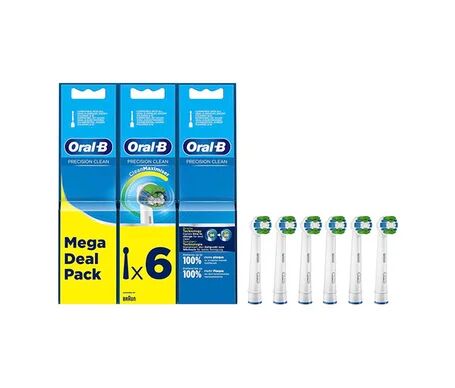 Oral-B Precision Clean Pack Recambio Cepillo Dental 6uds