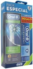 Oral-B Pack Recambio Cross Action 3uds + Pasta Dental Pro-Expert