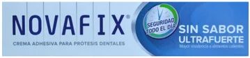 Novafix Ultrafuerte adhesivo prótesis dental sin sabor 50g