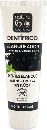 NaturaBIO Cosmetics Dentífrico blanqueador sin flúor