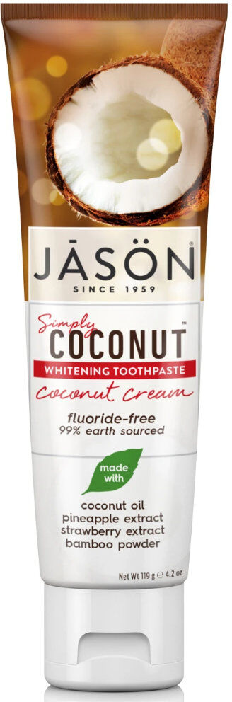 Jason Dentífrico Blanqueador Simply Coconut con Crema de Coco