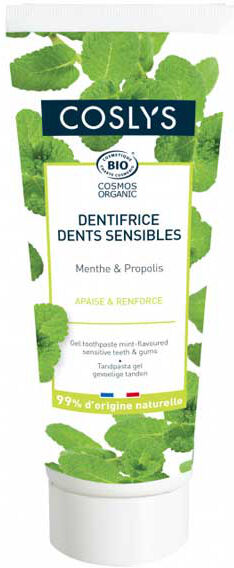 Coslys Dentífrico con Menta y Propóleo para dientes sensibles