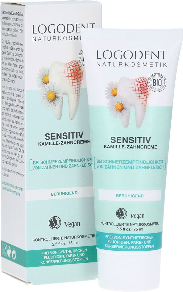 Logona Crema dental de manzanilla Sensitiv Logodent