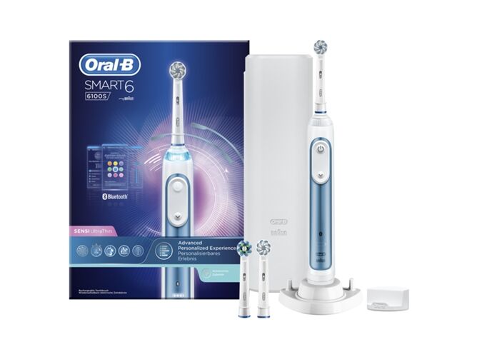 ORAL-B Cepillo de Dientes Eléctrico ORAL B Pro6100S Blanco