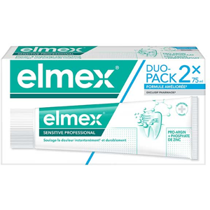 Elmex Sensitive Professional Dentifrice Lot de 2 x 75ml - Publicité