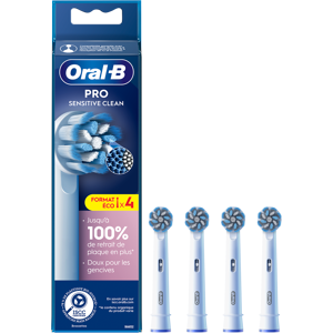 Pro Sensitive Clean Brossettes Pour Brosse À Dents, Pack De 4 Unités