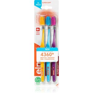 Super Soft 4360 brosse à dents Super soft 3 pcs