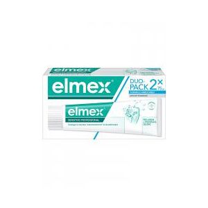Elmex Sensitive Professional Dentifrice Duo - Lot 2 x 75 ml - Publicité