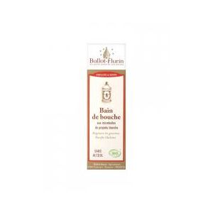 Ballot-Flurin Bain de Bouche aux Microbulles de Propolis Blanche Bio 50 ml - Spray 50 ml