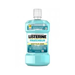 Listerine Bain de Bouche Fraîcheur Intense Menthol 500 ml - Bouteille 500 ml