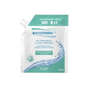 Buccotherm Eco-Recharge Gencives Sensibles Fluor Bio 200 ml - Sachet 200 ml