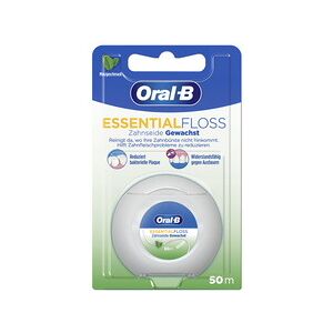 Oral b Fil dentaire Essentialfloss, 50 m, goût de menthe - Lot de 6 - Publicité