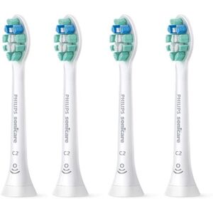 Lot de 4 têtes de brosse Philips Sonicare Optimal Plaque Defence HX9024/10 Blanc - Publicité