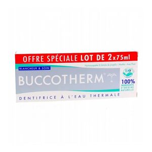 Dentifrice Blancheur Bio 2x75ml