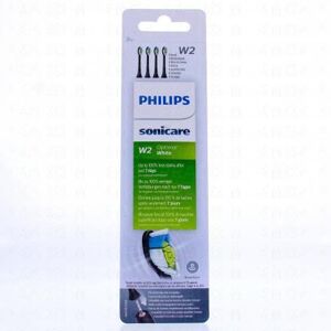 Philips Sonicare W2 optimal white - Tête de brosse de rechange noire x4 - Publicité
