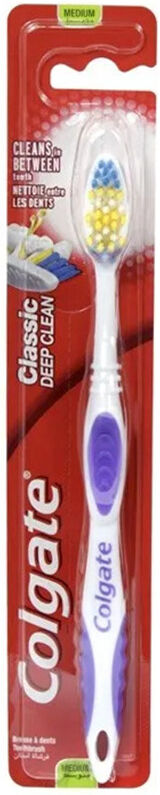 Colgate Brosse à Dents Classic Deep Clean - Medium Violet