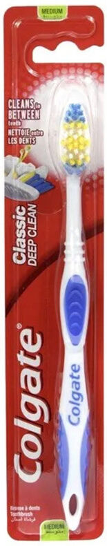 Colgate Brosse à Dents Classic Deep Clean - Medium Bleu