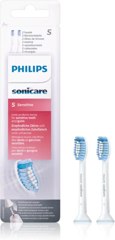 Philips Sonicare Sensitive Standard HX6052/07 Replacement Heads For Toothbrush 2 Ks