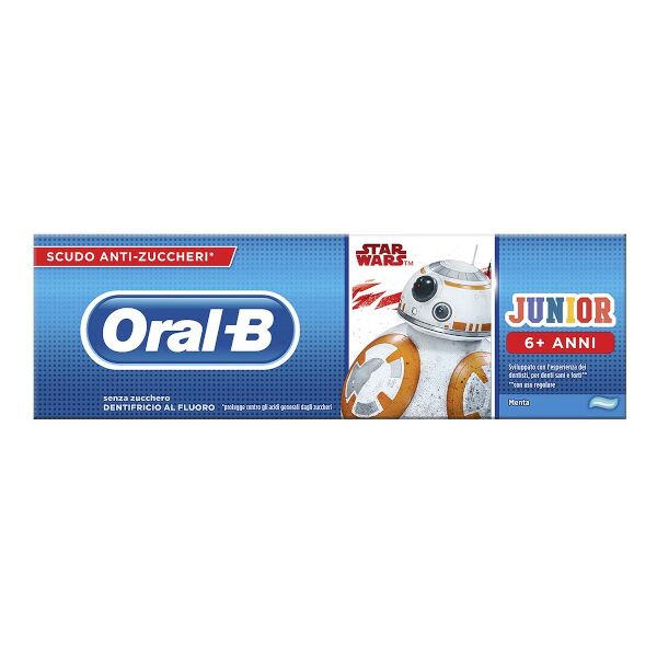 procter & gamble srl oral-b dentifricio star wars 6-12 anni