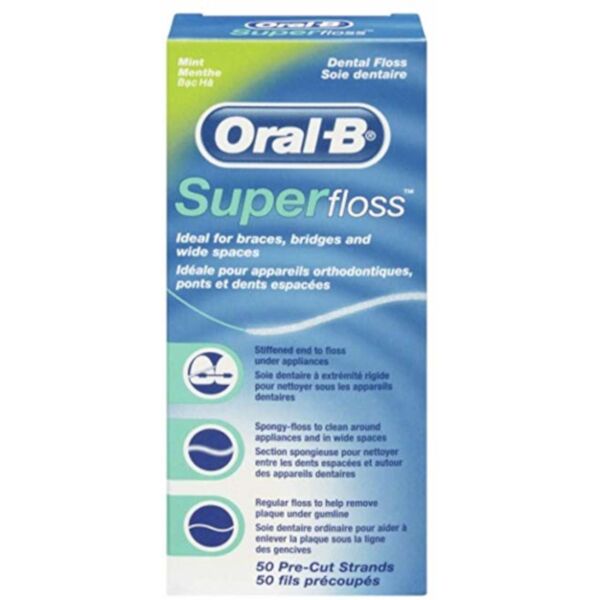 antica farmacia orlandi oral-b superfloss 50 fili menta