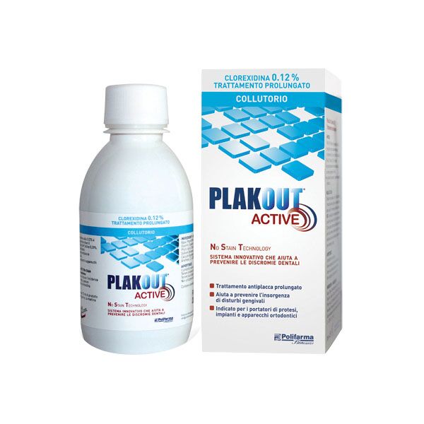 polifarma benessere srl plakout active clor 0,12%