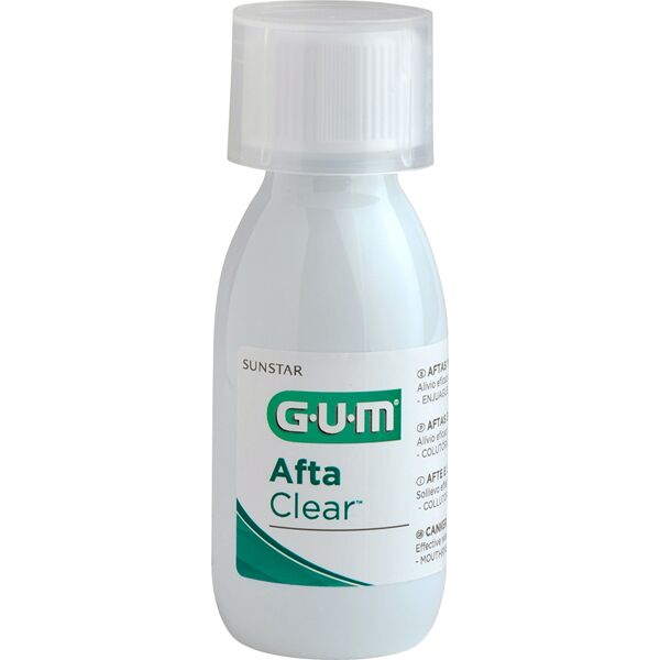 gum aftaclear collutorio trattamento antiafte 120 ml