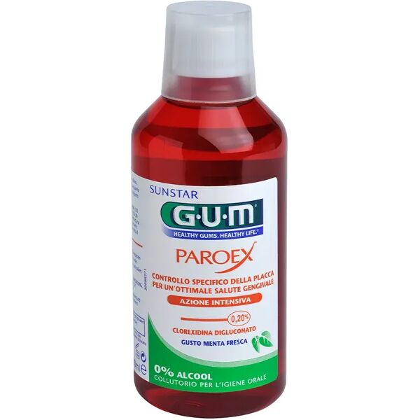 gum paroex collutorio antiplacca per gengive delicate 300 ml