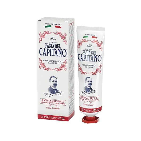 pasta del capitano 1905 dentifricio ricetta originale 75 ml