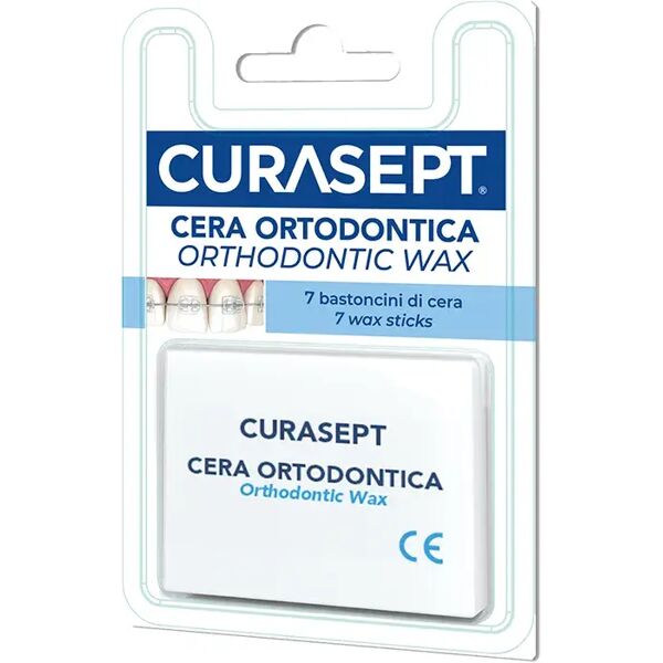 curasept wax cera ortodontica 7 bastoncini