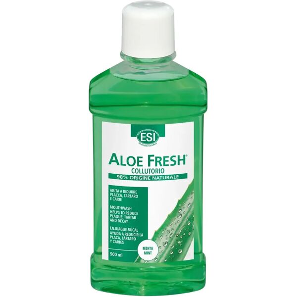 esi aloe fresh collutorio naturale antibatterico all'aloe vera 500 ml