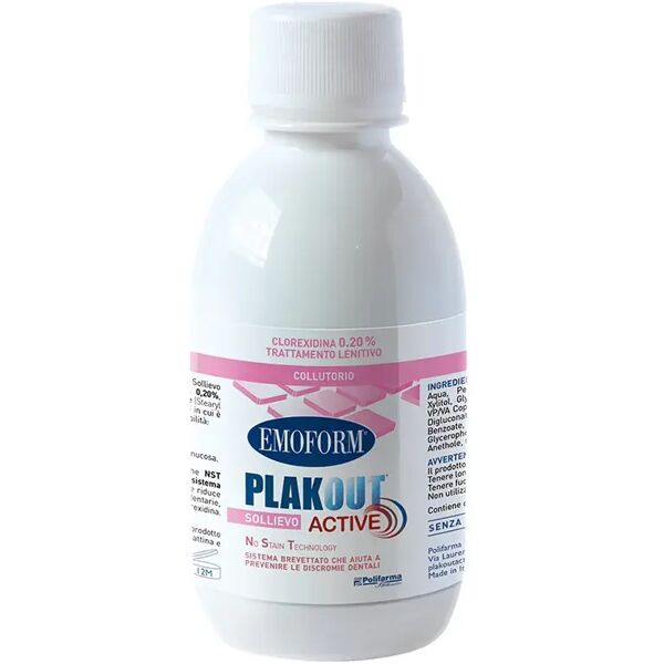 emoform plak out active sollievo collutorio ad azione antiplacca intensiva 200 ml