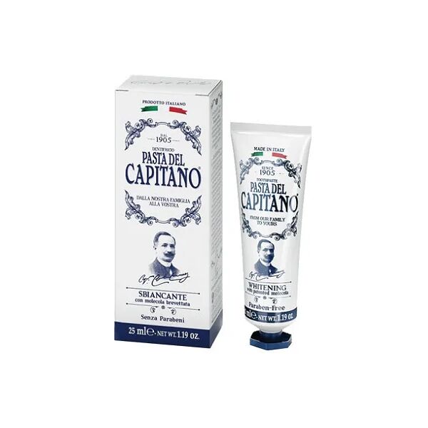 pasta del capitano 1905 dentifricio sbiancante 25 ml