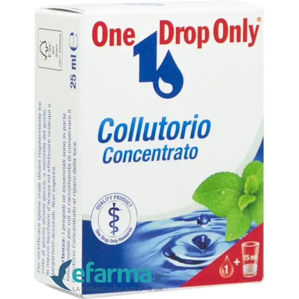 one drop only collutorio concentrato igiene orale 25 ml