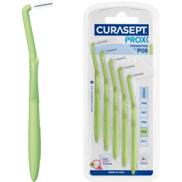 curasept proxi angle prevention p09 iso 2 scovolino verde chiaro 5 pezzi