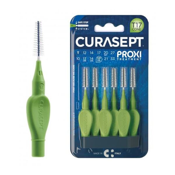 curasept proxi t17 confezione da 6 pezzi verde