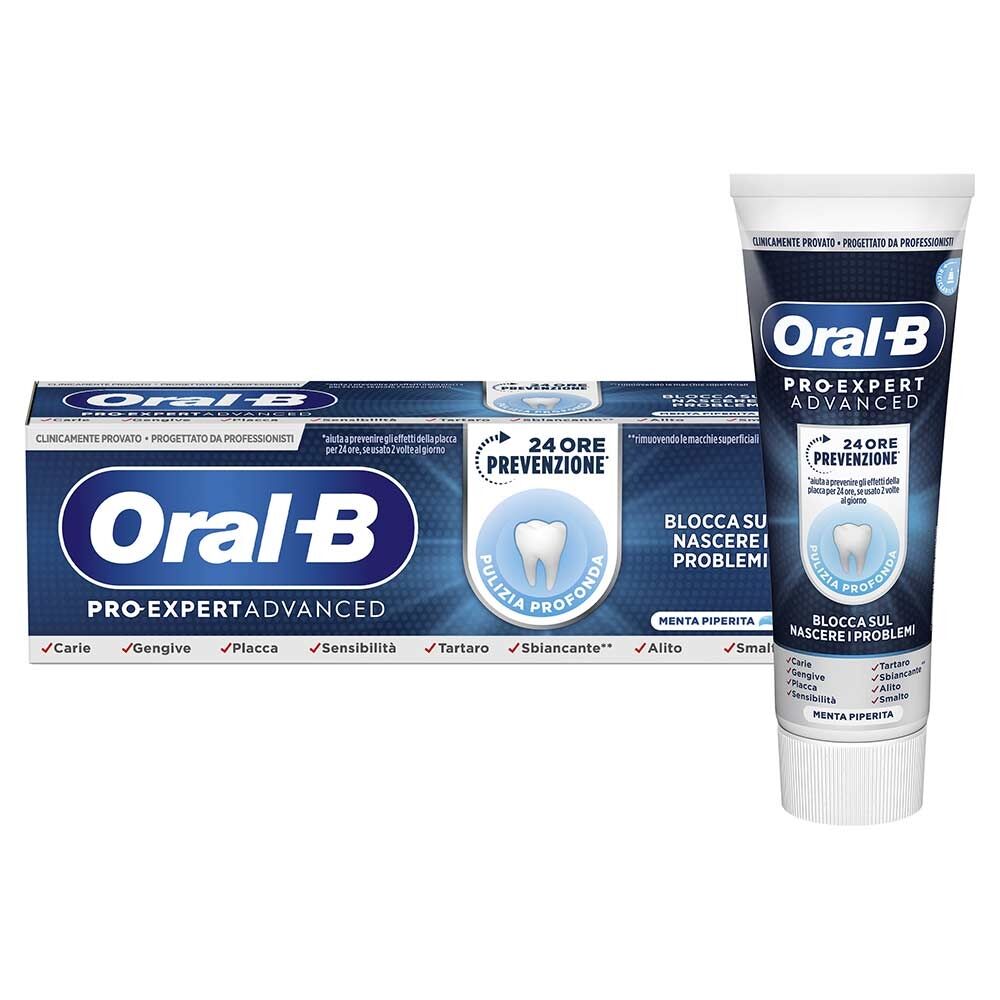 Oral-B Dentifricio Pro-Expert Pulizia Profonda Protezione per 24 Ore, 75ml